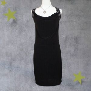 Y2K Ellen Tracy Studded Dress Size XS